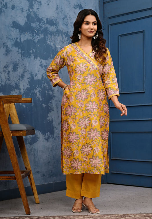 Chanderi Cotton Suit Set