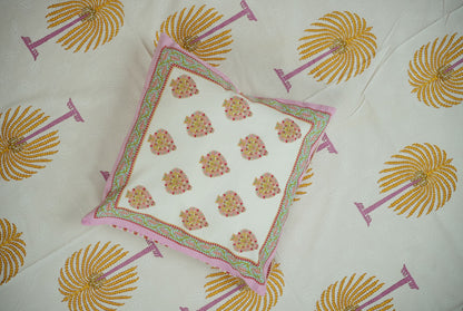 Hand Block Printed Cotton Cushion Covers Set (5 Pieces) – Jaipur Crafted