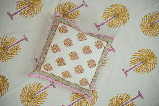 Hand Block Printed Cotton Cushion Covers Set (5 Pieces) – Jaipur Crafted