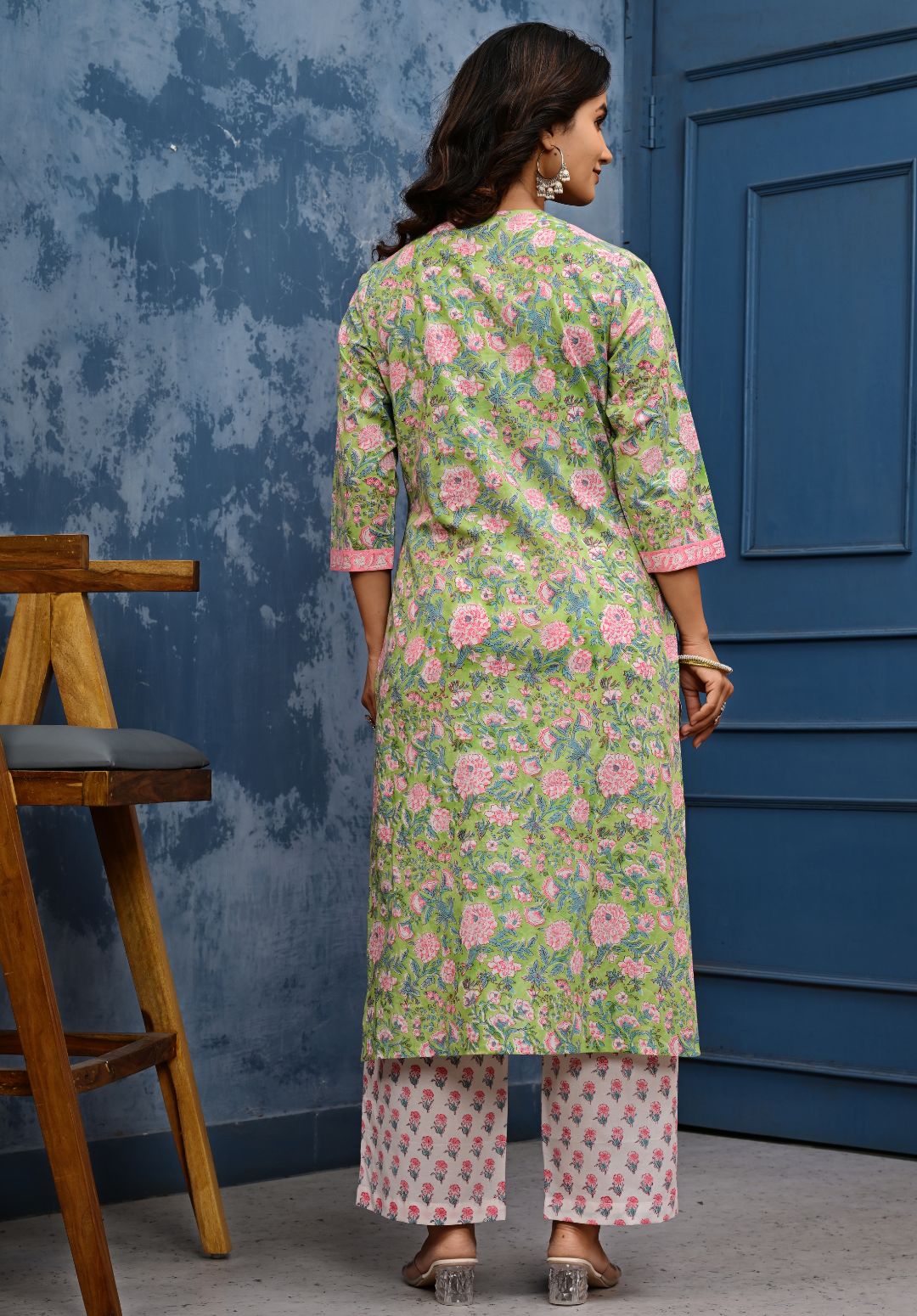 Cotton Suit Set With Kota Doria Dupatta