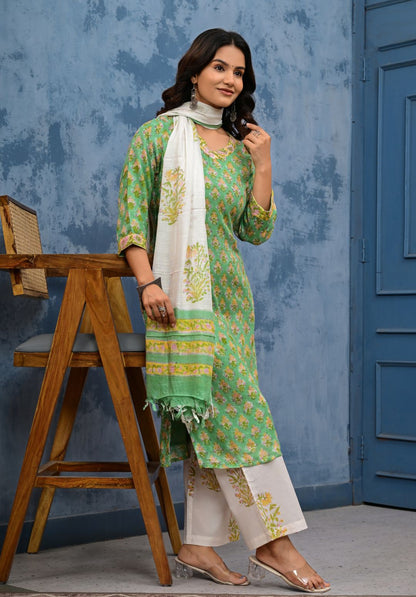 Linen Suit Set