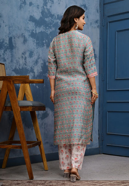 Chanderi Cotton Suit Set