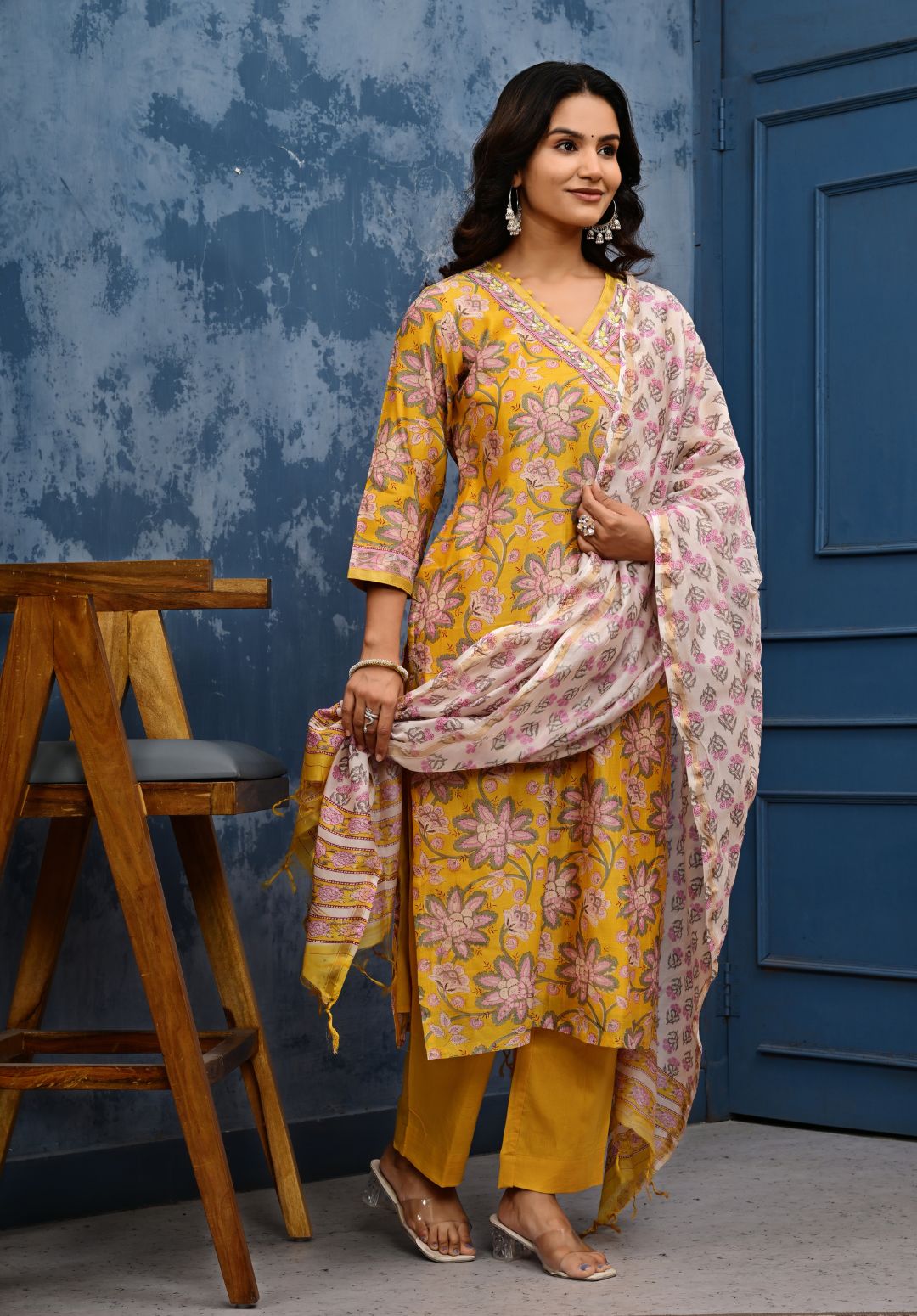 Chanderi Cotton Suit Set