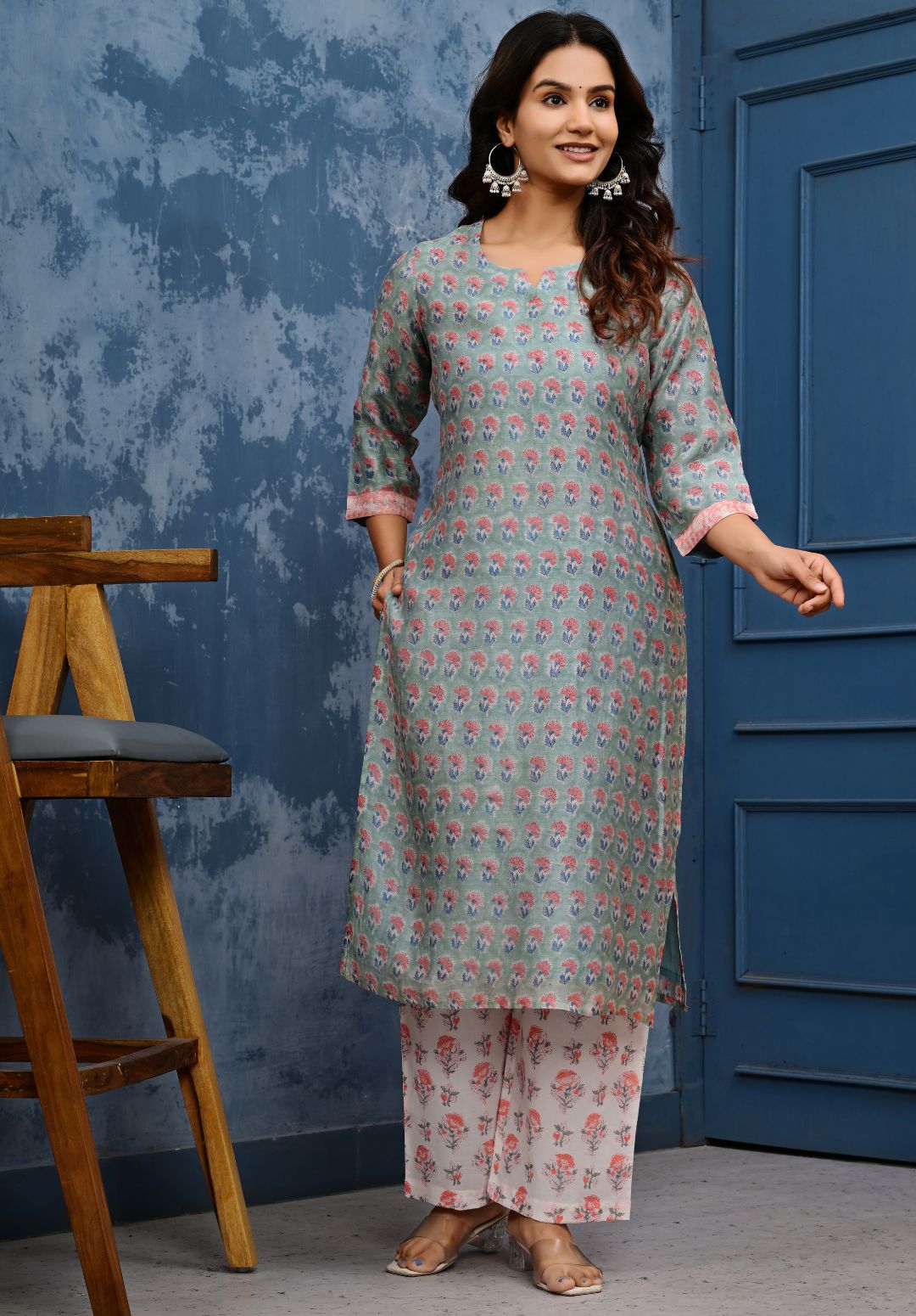 Chanderi Cotton Suit Set