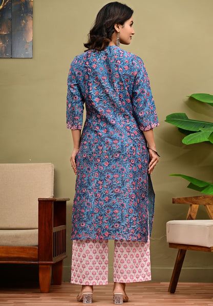 Chanderi Cotton Suit Set