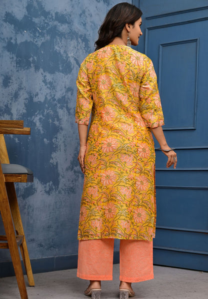 Chanderi Cotton Suit Set
