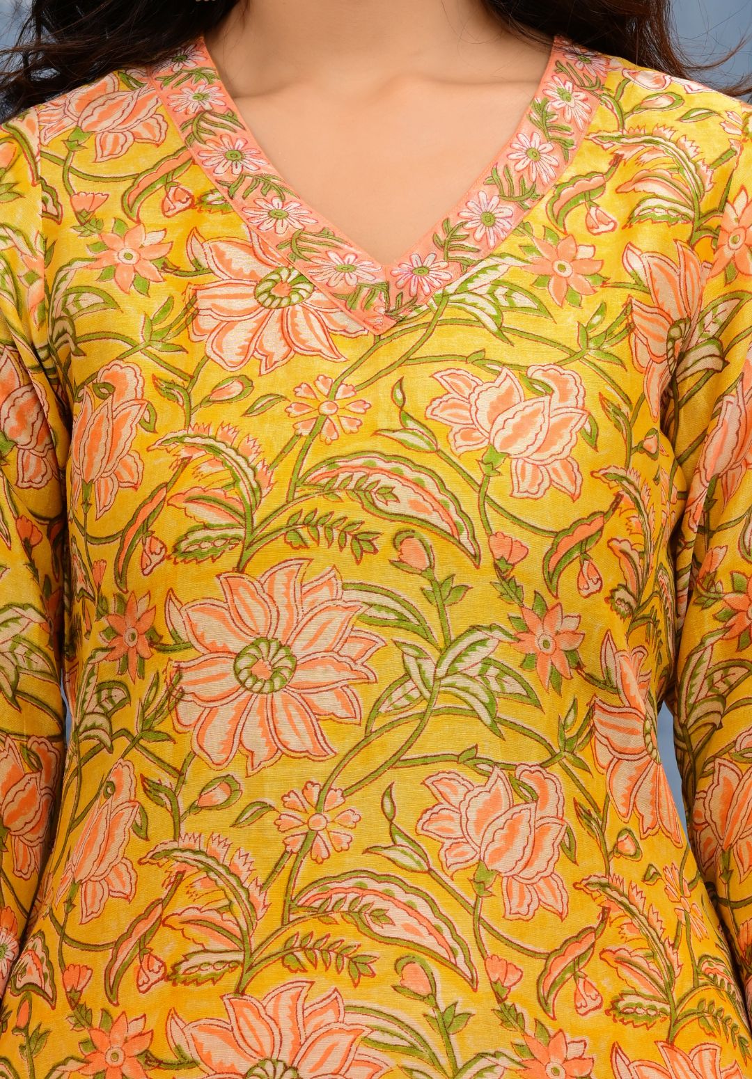 Chanderi Cotton Suit Set