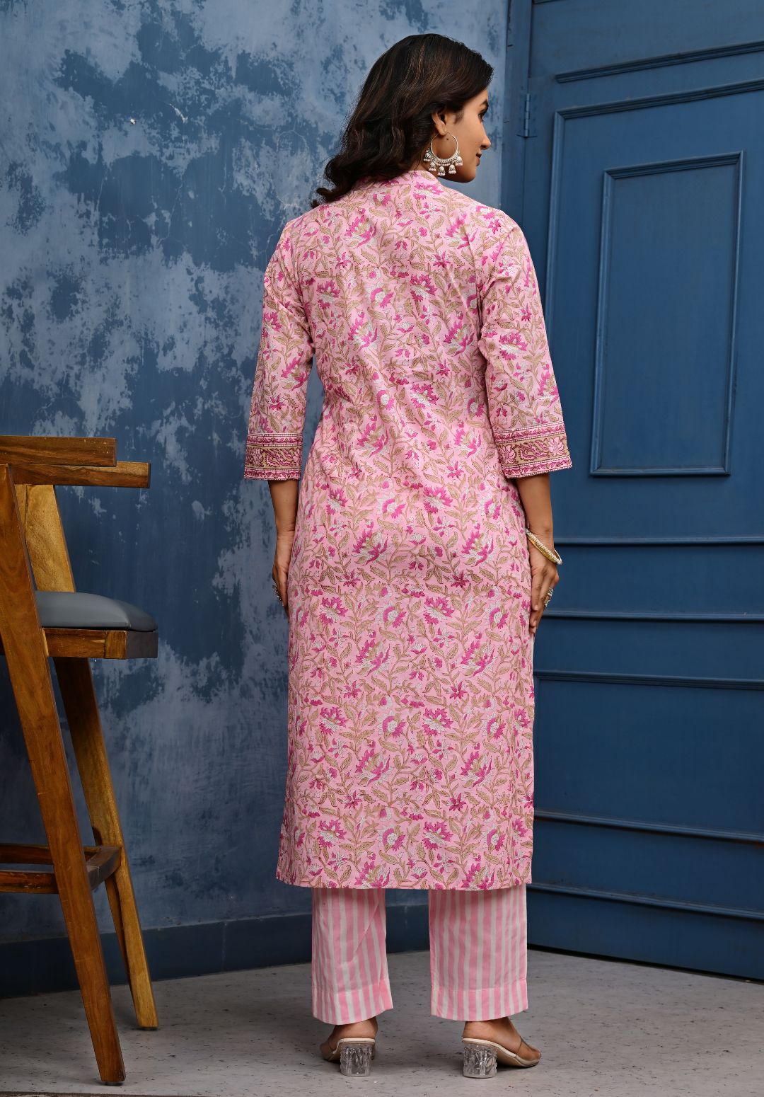 Cotton Suit Set With Kota Doria Dupatta